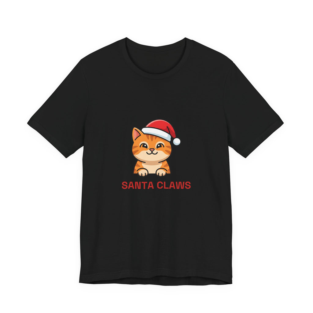 Santa Claws Tee | Funny Cat Christmas Shirt