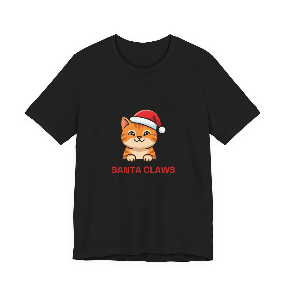 Santa Claws Tee | Funny Cat Christmas Shirt