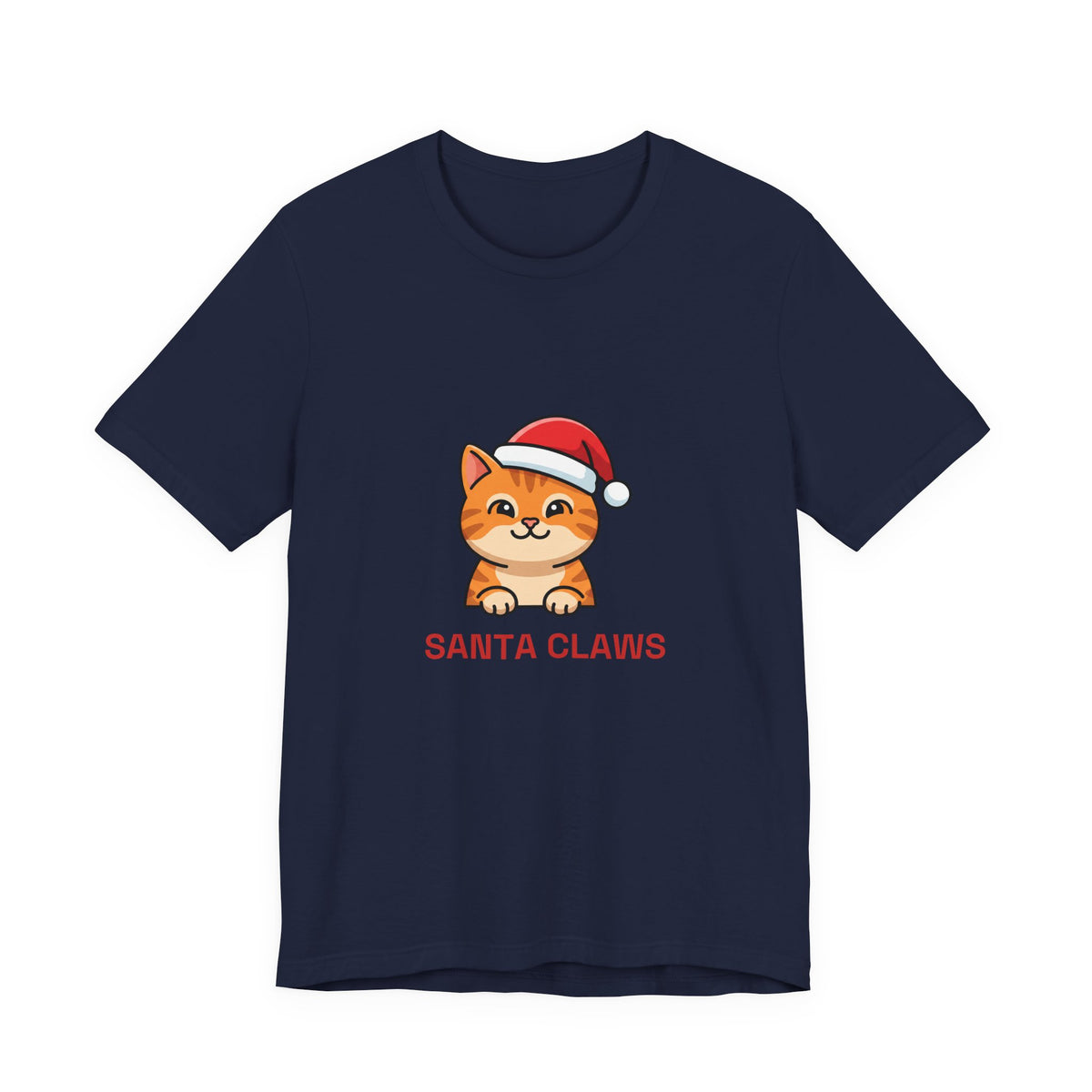 Santa Claws Tee | Funny Cat Christmas Shirt