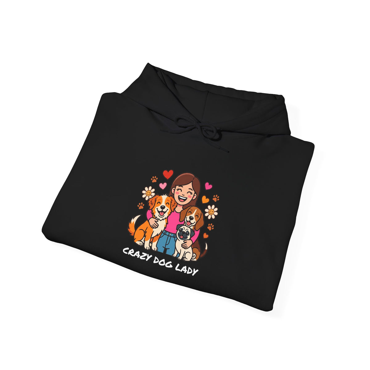 Crazy Dog Lady Hoodie | Funny Dog Shirt