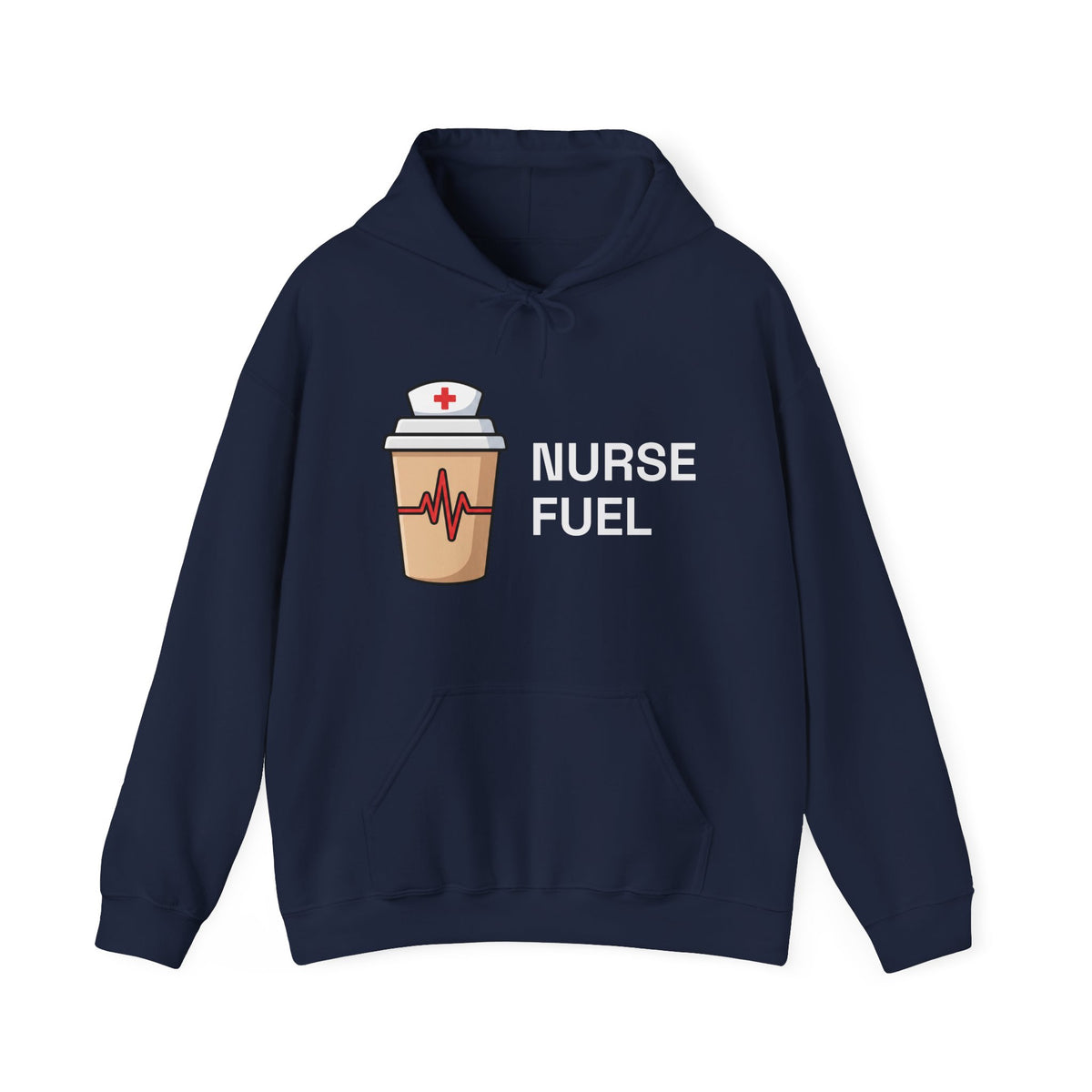 Nurse Fuel Hoodie | Funny Nurse Coffee