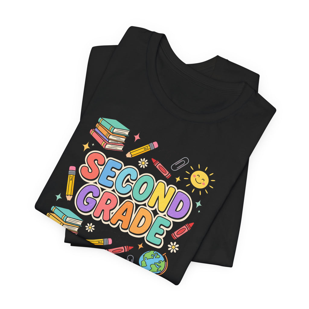 Second Grade Tee | Cute Back to School Doodle Shirt