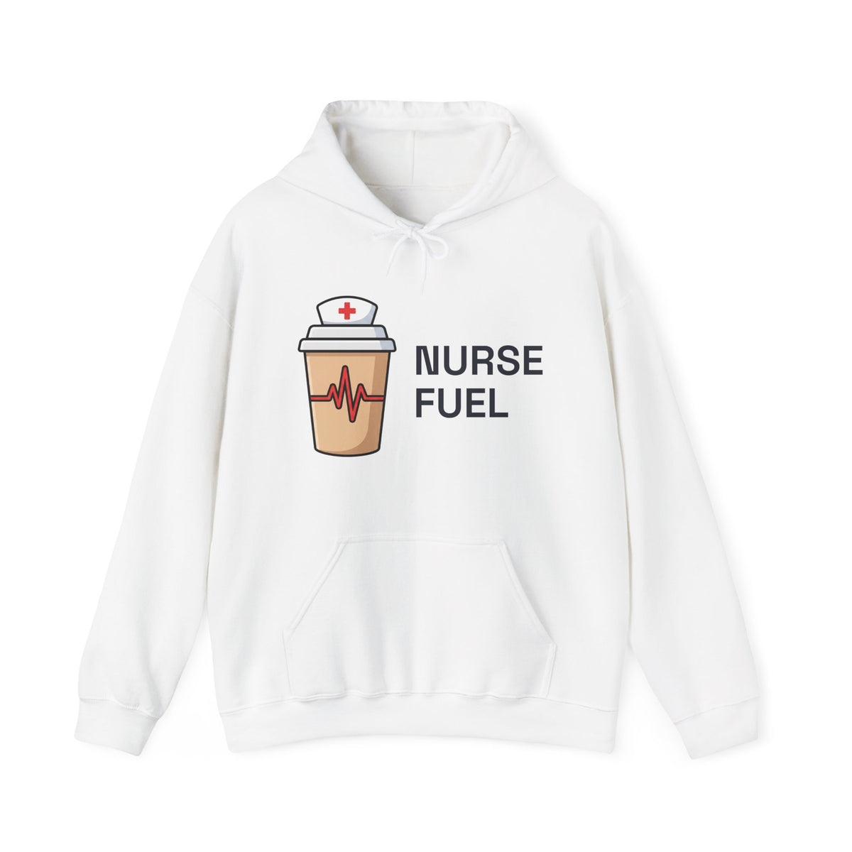 Nurse Fuel Hoodie | Funny Nurse Coffee