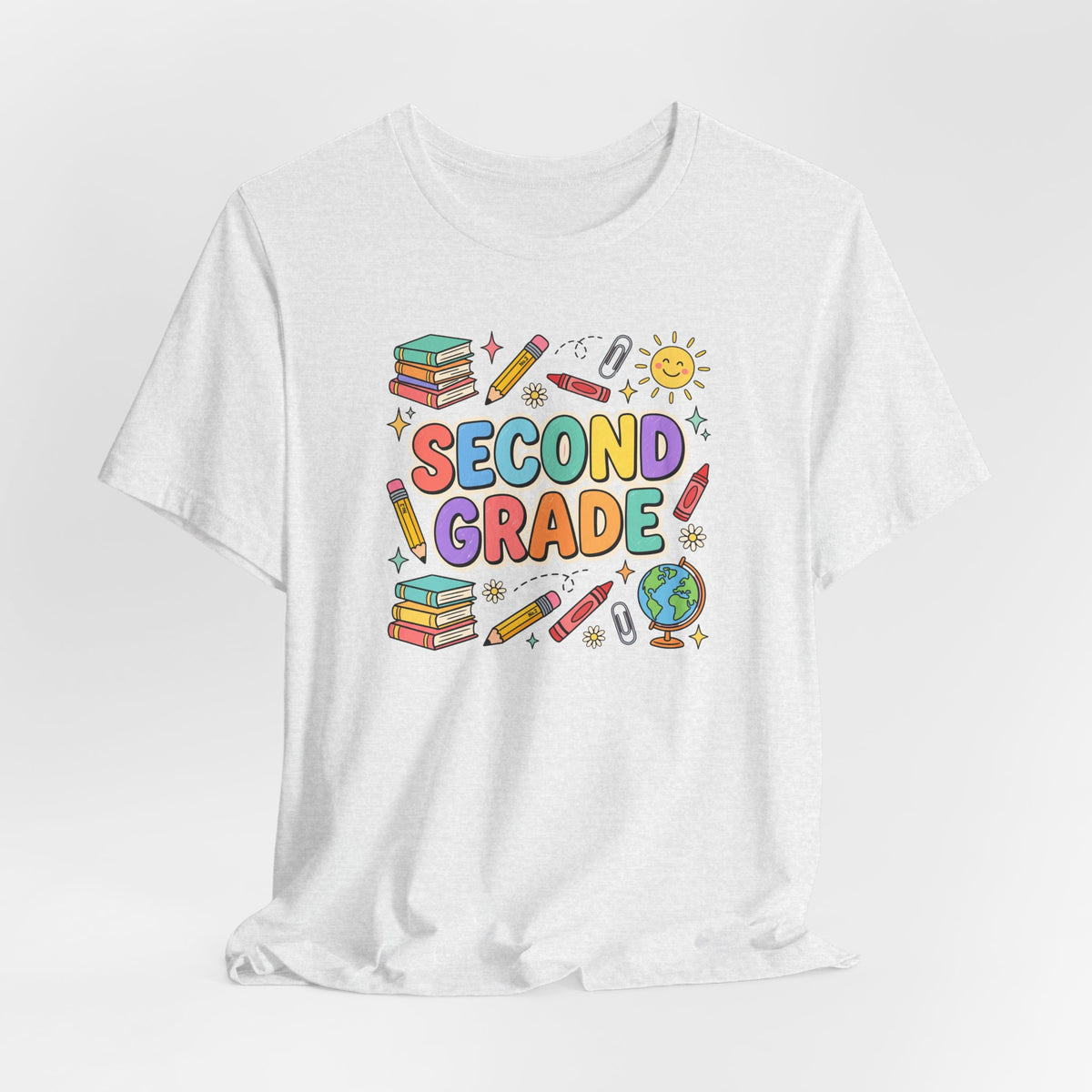 Second Grade Tee | Cute Back to School Doodle Shirt