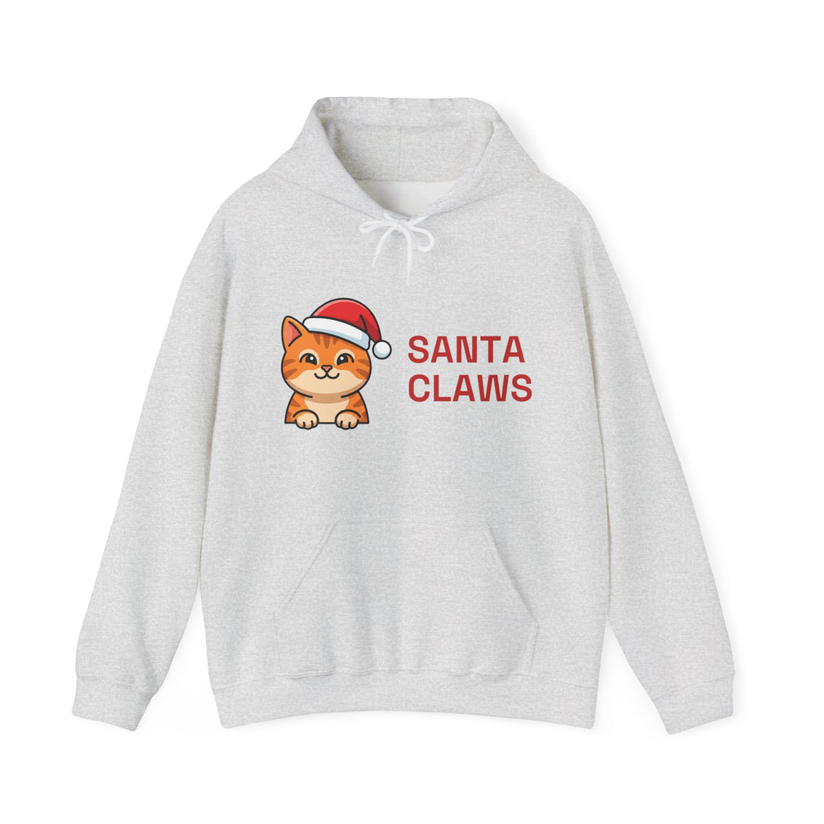 Santa Claws Hoodie | Funny Cat Christmas