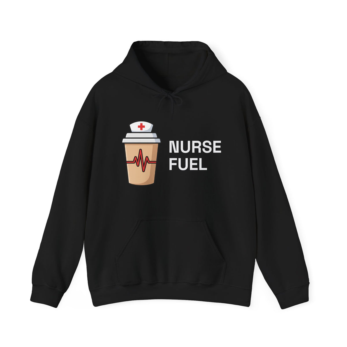 Nurse Fuel Hoodie | Funny Nurse Coffee
