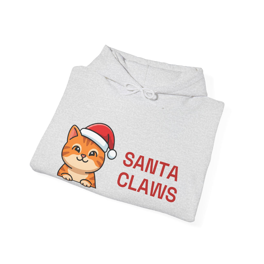 Santa Claws Hoodie | Funny Cat Christmas