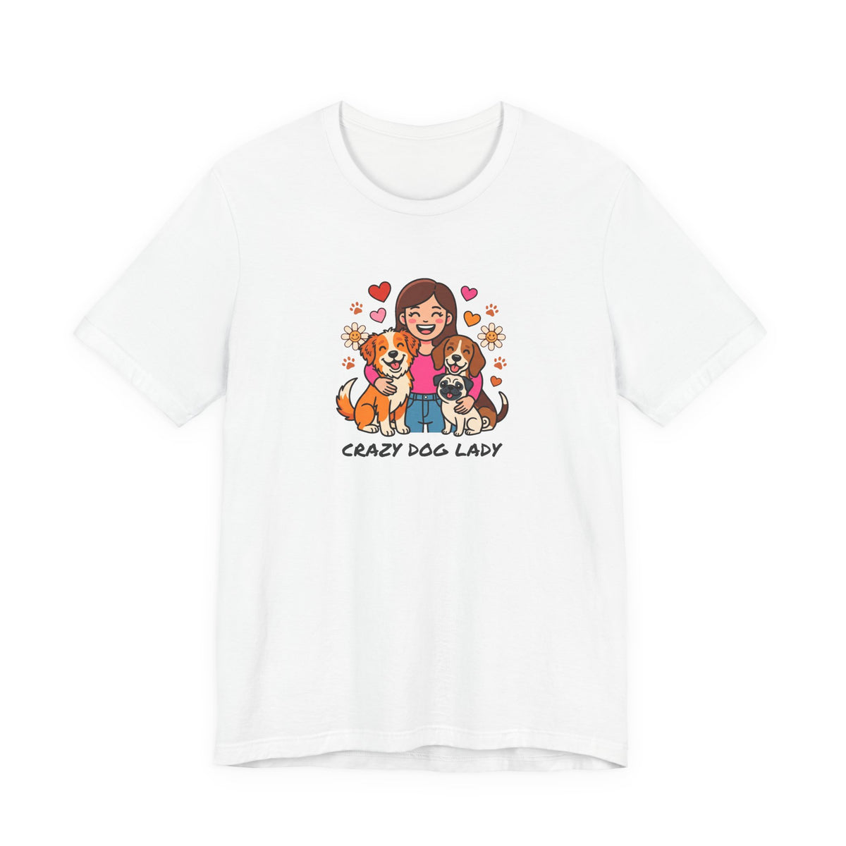 Crazy Dog Lady Tee | Funny Dog Shirt