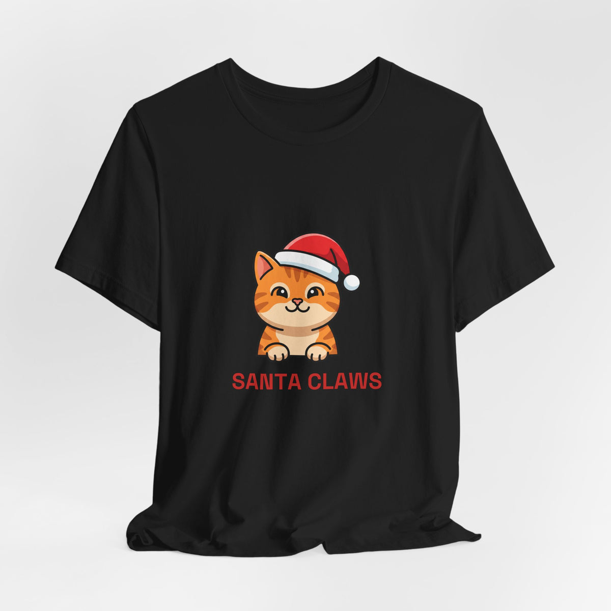 Santa Claws Tee | Funny Cat Christmas Shirt