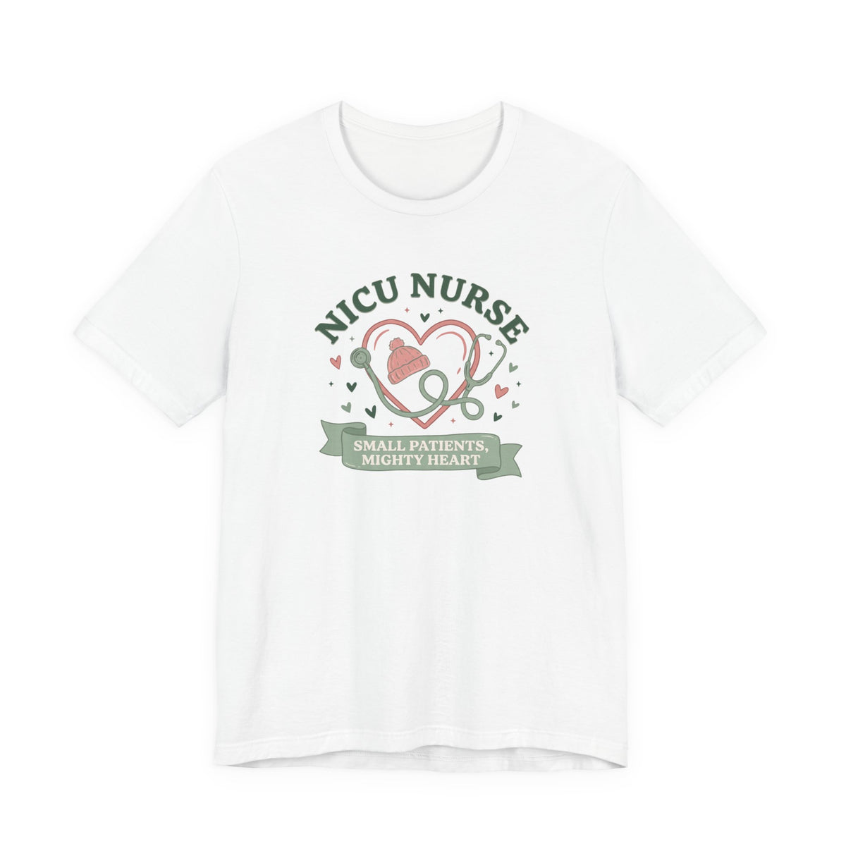 NICU Nurse Tee | Small Patients Mighty Heart Nurse Gift