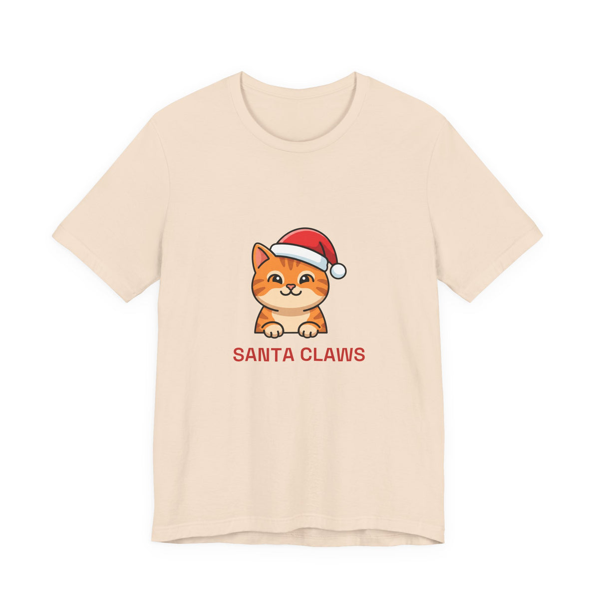 Santa Claws Tee | Funny Cat Christmas Shirt