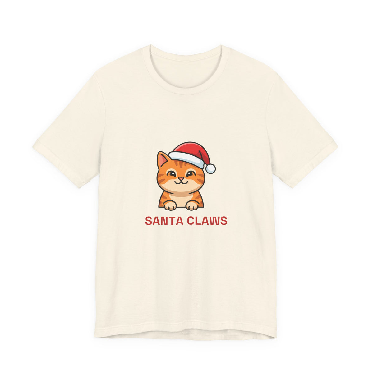 Santa Claws Tee | Funny Cat Christmas Shirt