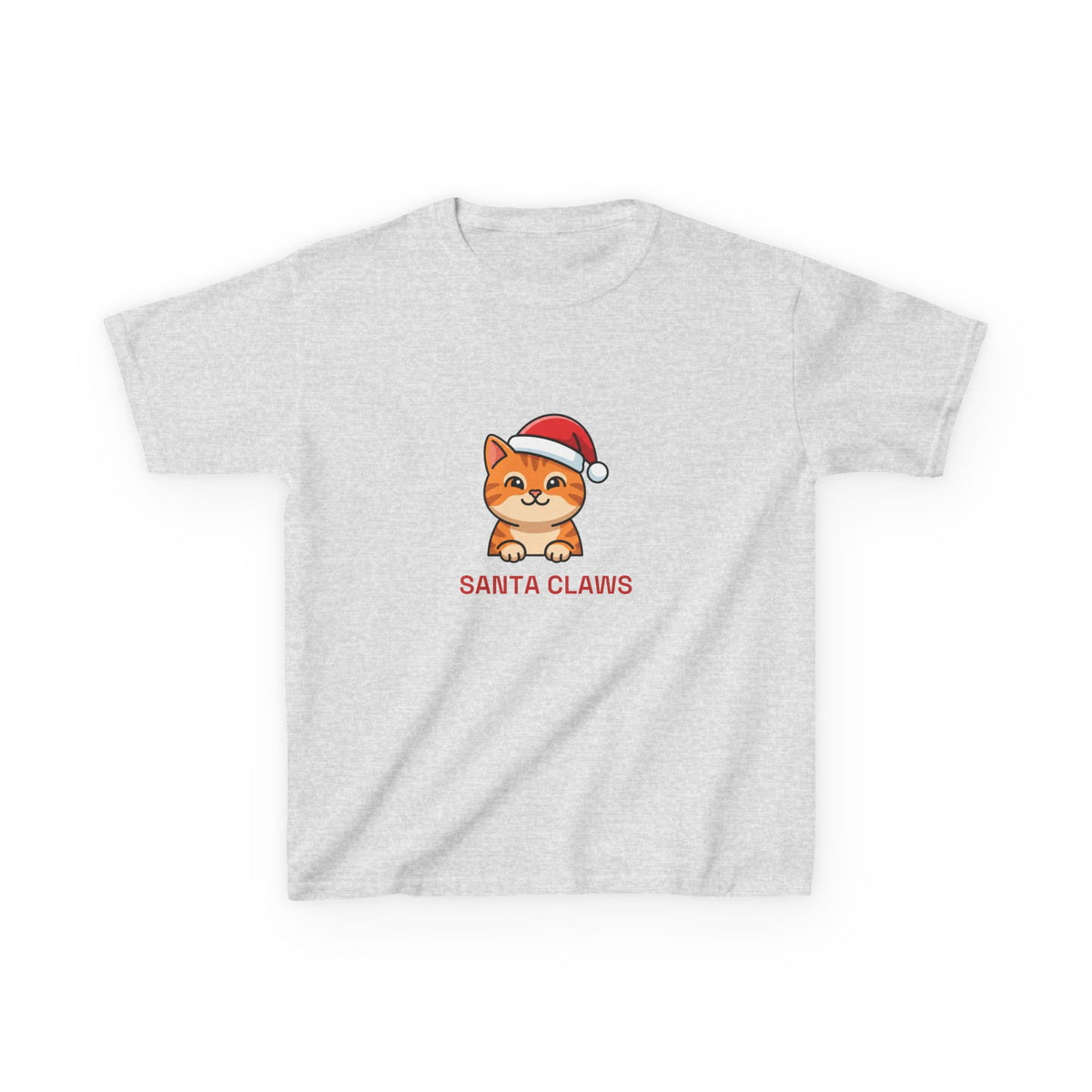 Santa Claws Kids Tee | Funny Cat Christmas Shirt