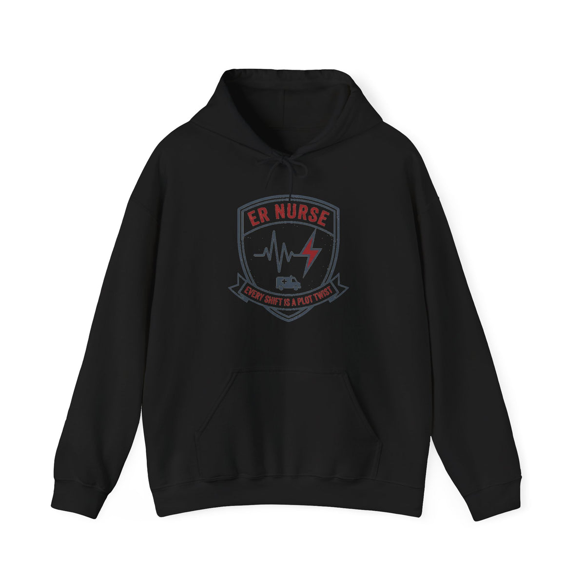 ER Nurse Hoodie | Every Shift Is a Plot Twist