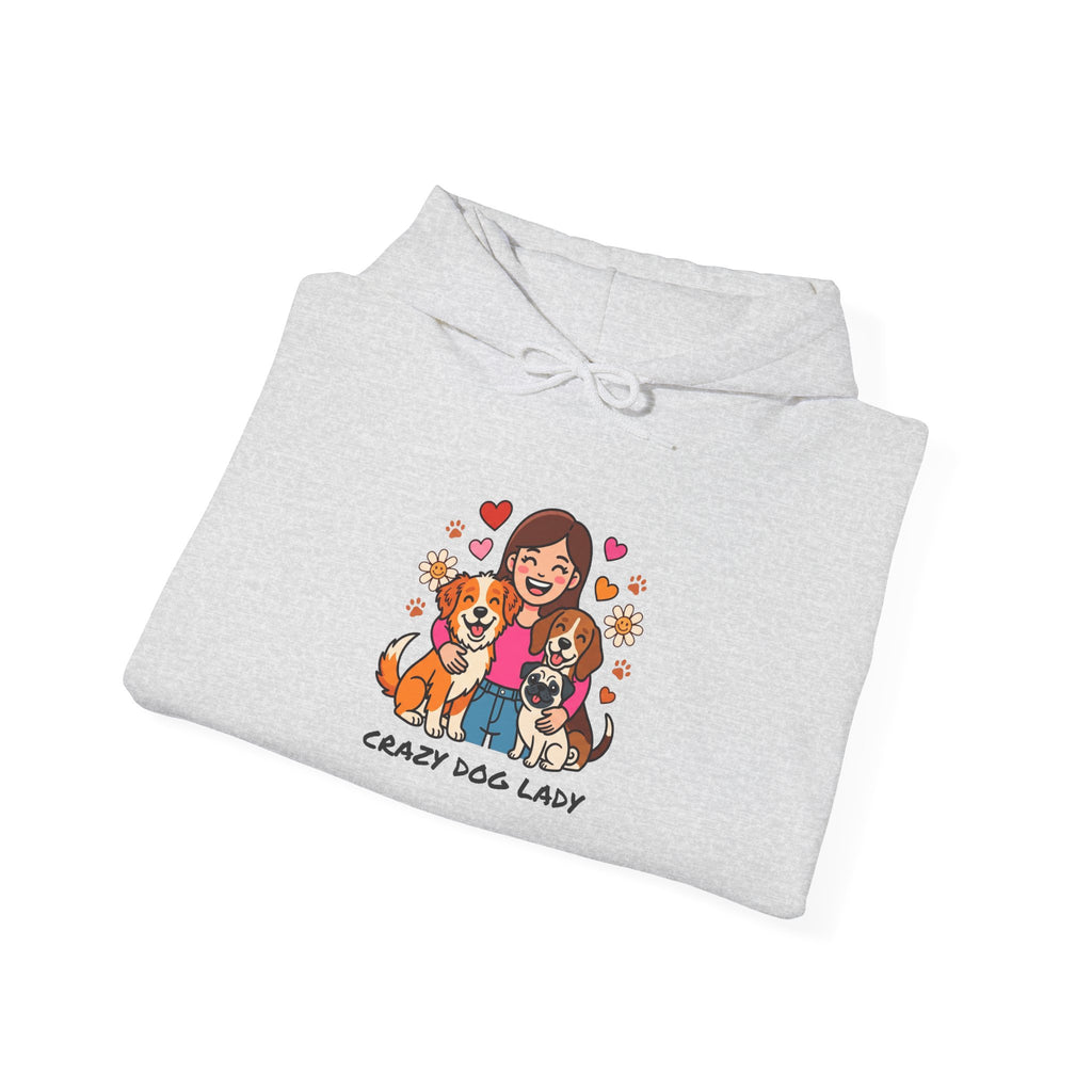 Crazy Dog Lady Hoodie | Funny Dog Shirt