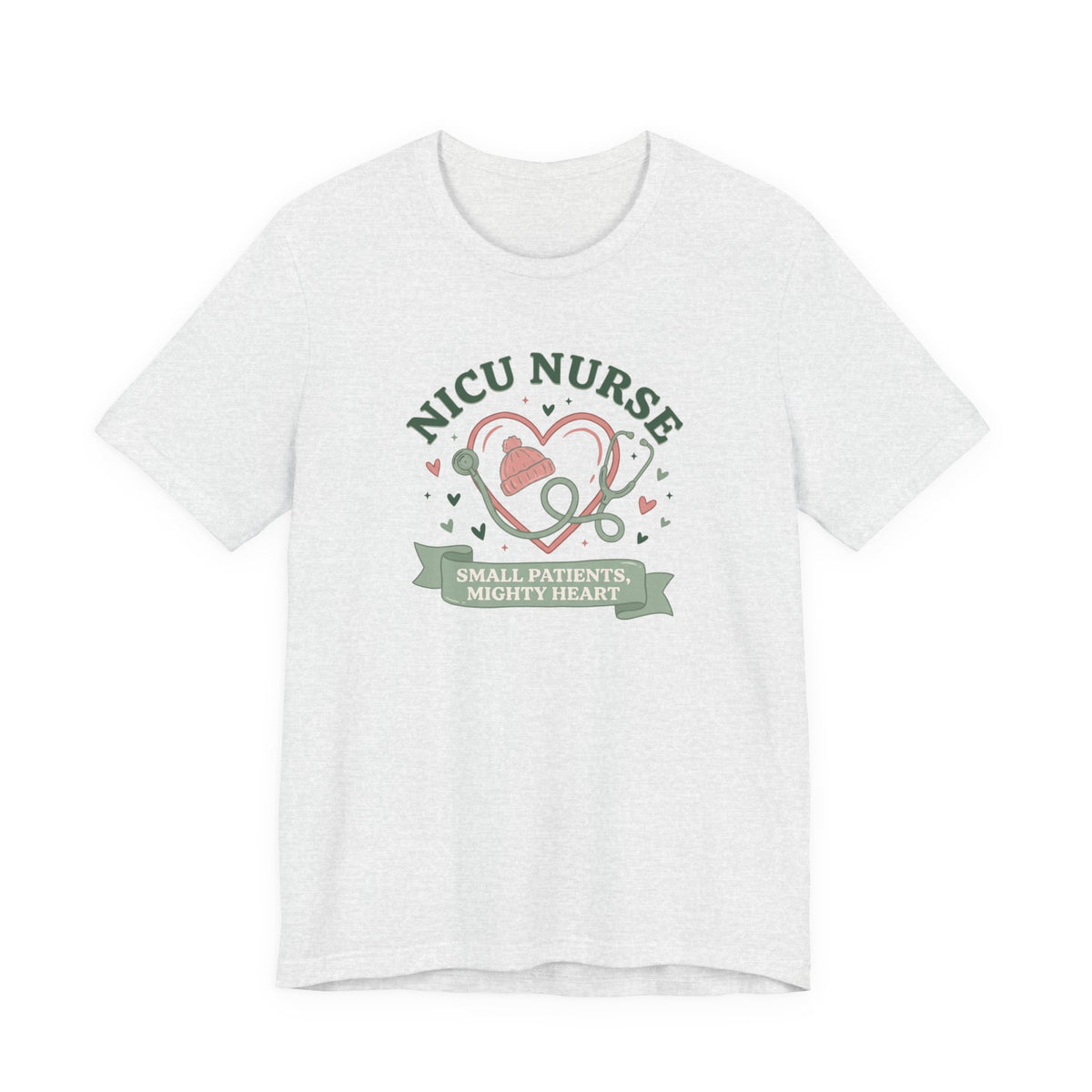 NICU Nurse Tee | Small Patients Mighty Heart Nurse Gift