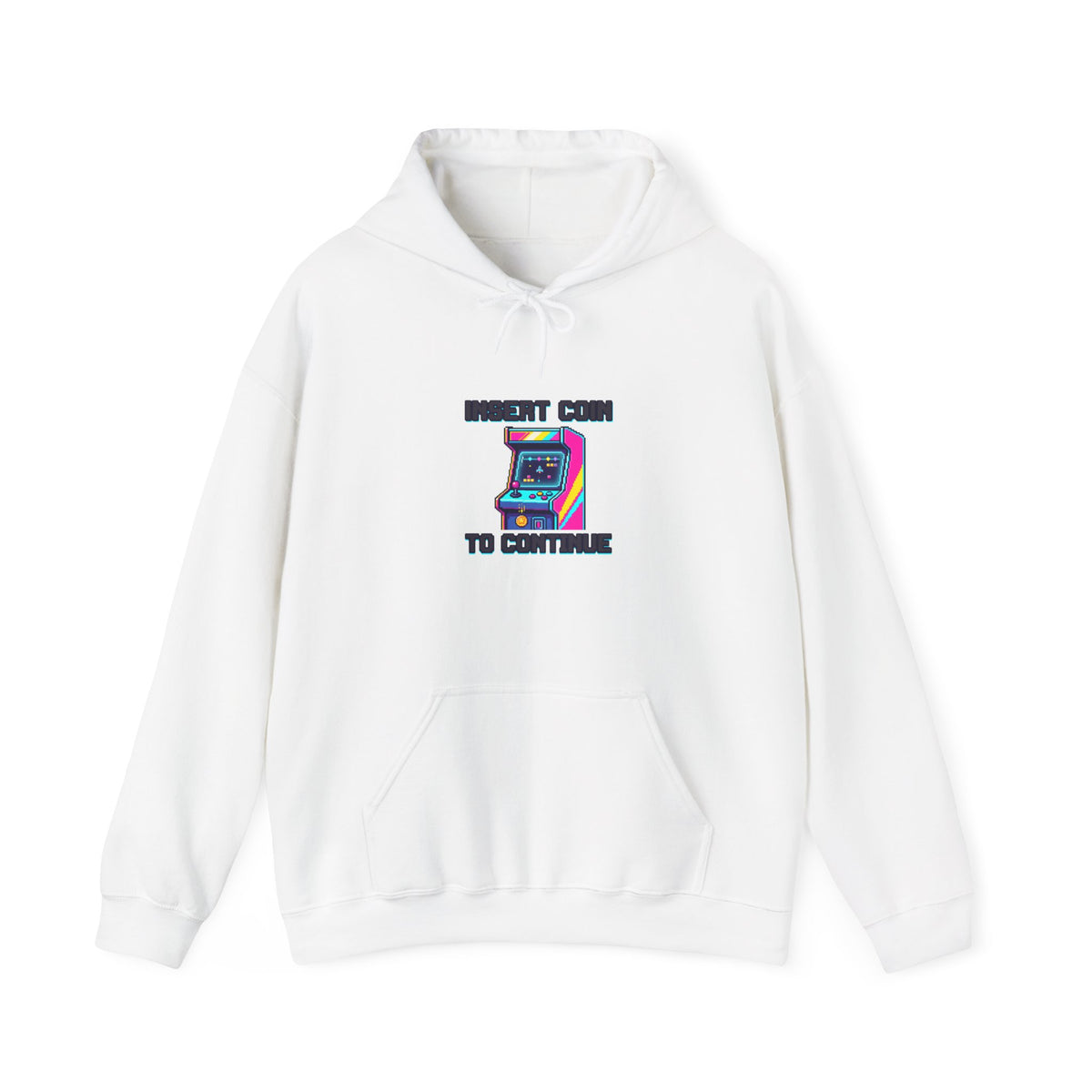 Insert Coin To Continue Hoodie | Retro Arcade Gaming Shirt