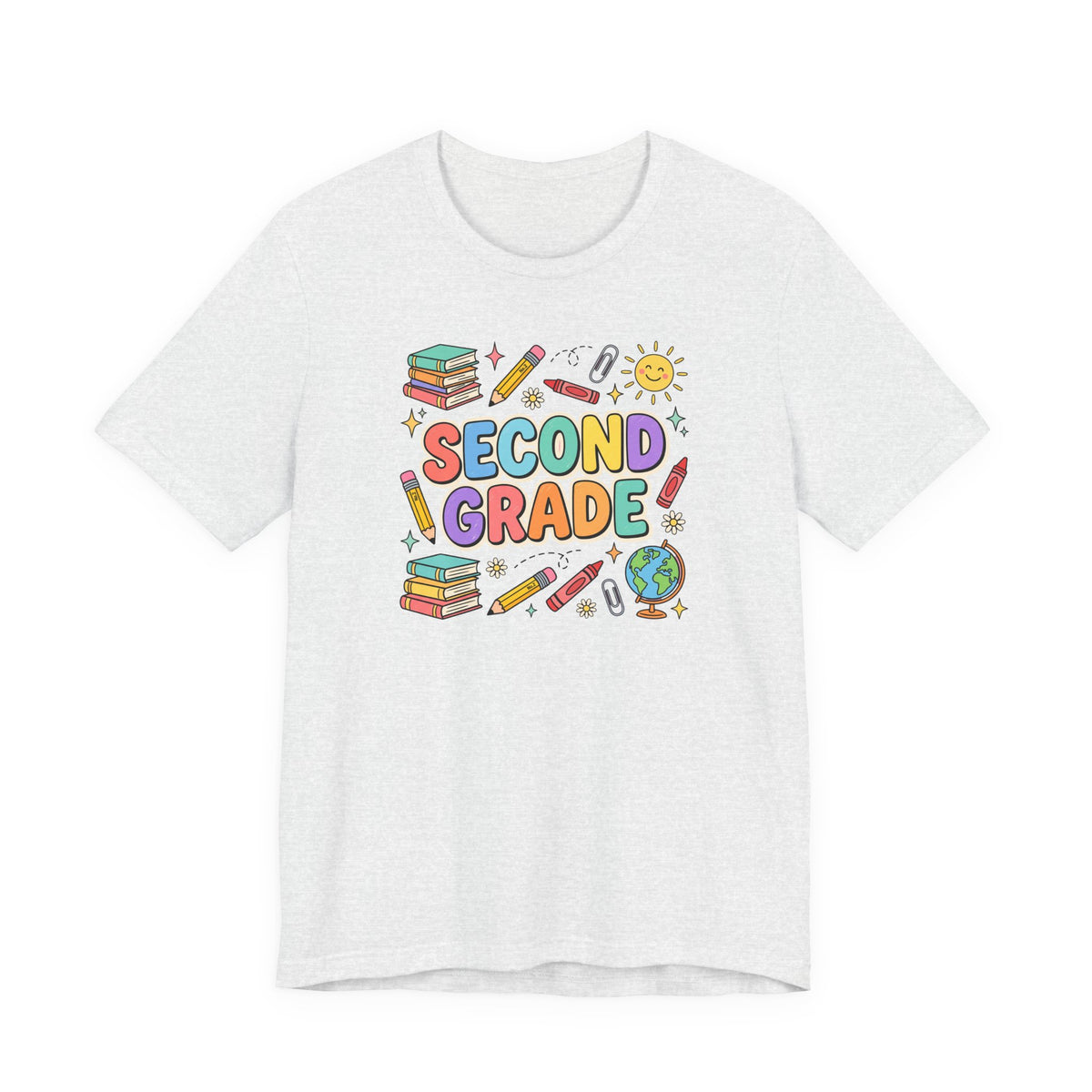Second Grade Tee | Cute Back to School Doodle Shirt