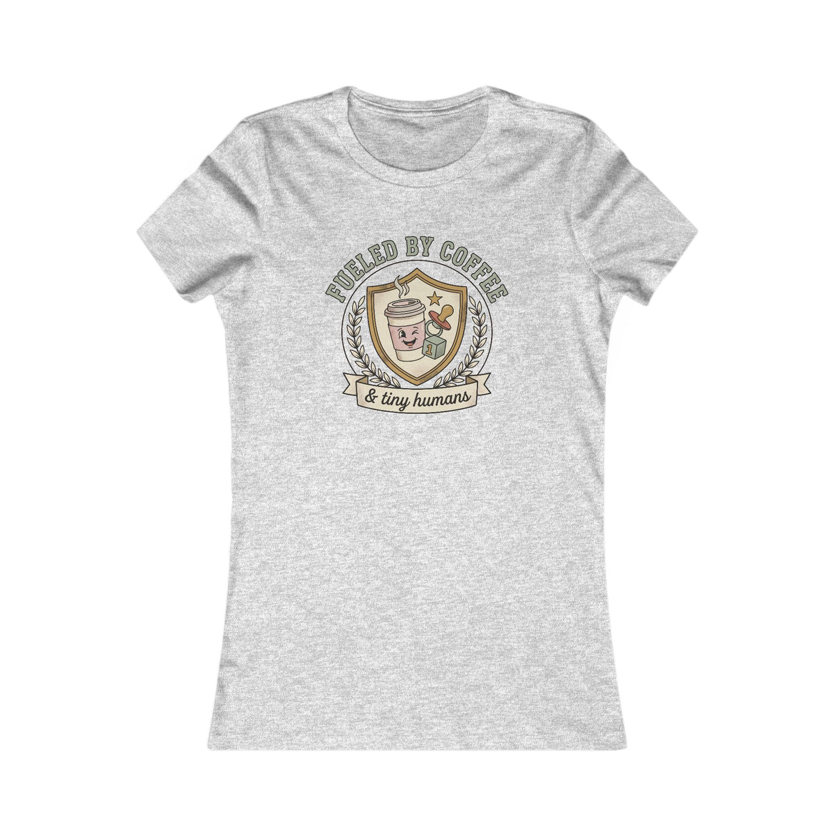 Fueled by Coffee and Tiny Humans Tee | Funny Mom Coffee Shirt