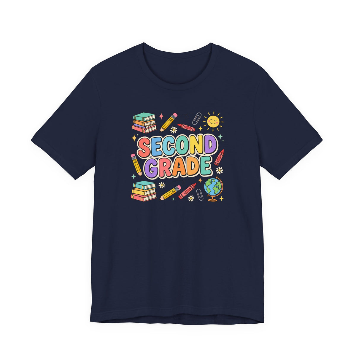 Second Grade Tee | Cute Back to School Doodle Shirt