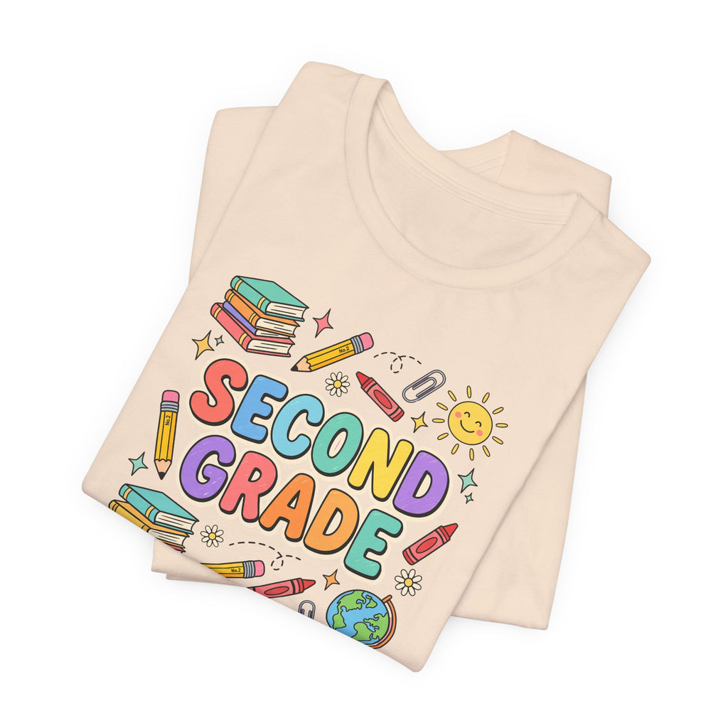Second Grade Tee | Cute Back to School Doodle Shirt
