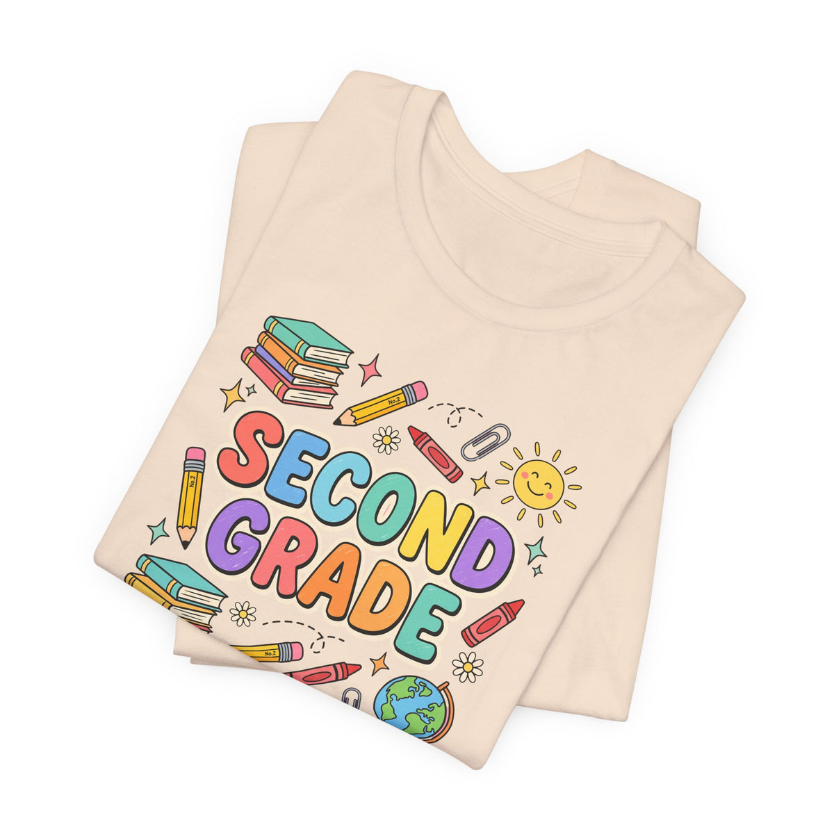 Second Grade Tee | Cute Back to School Doodle Shirt