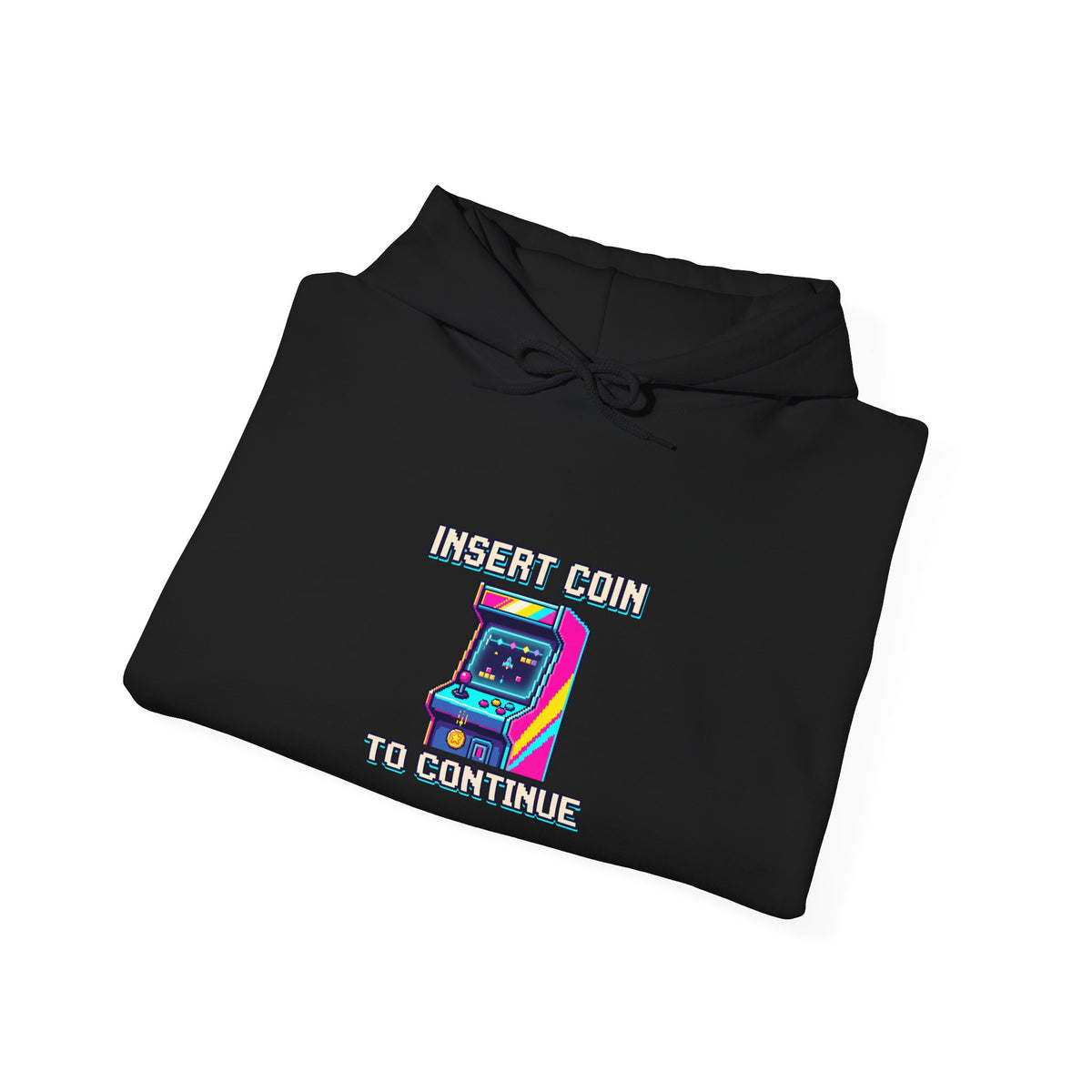 Insert Coin To Continue Hoodie | Retro Arcade Gaming Shirt