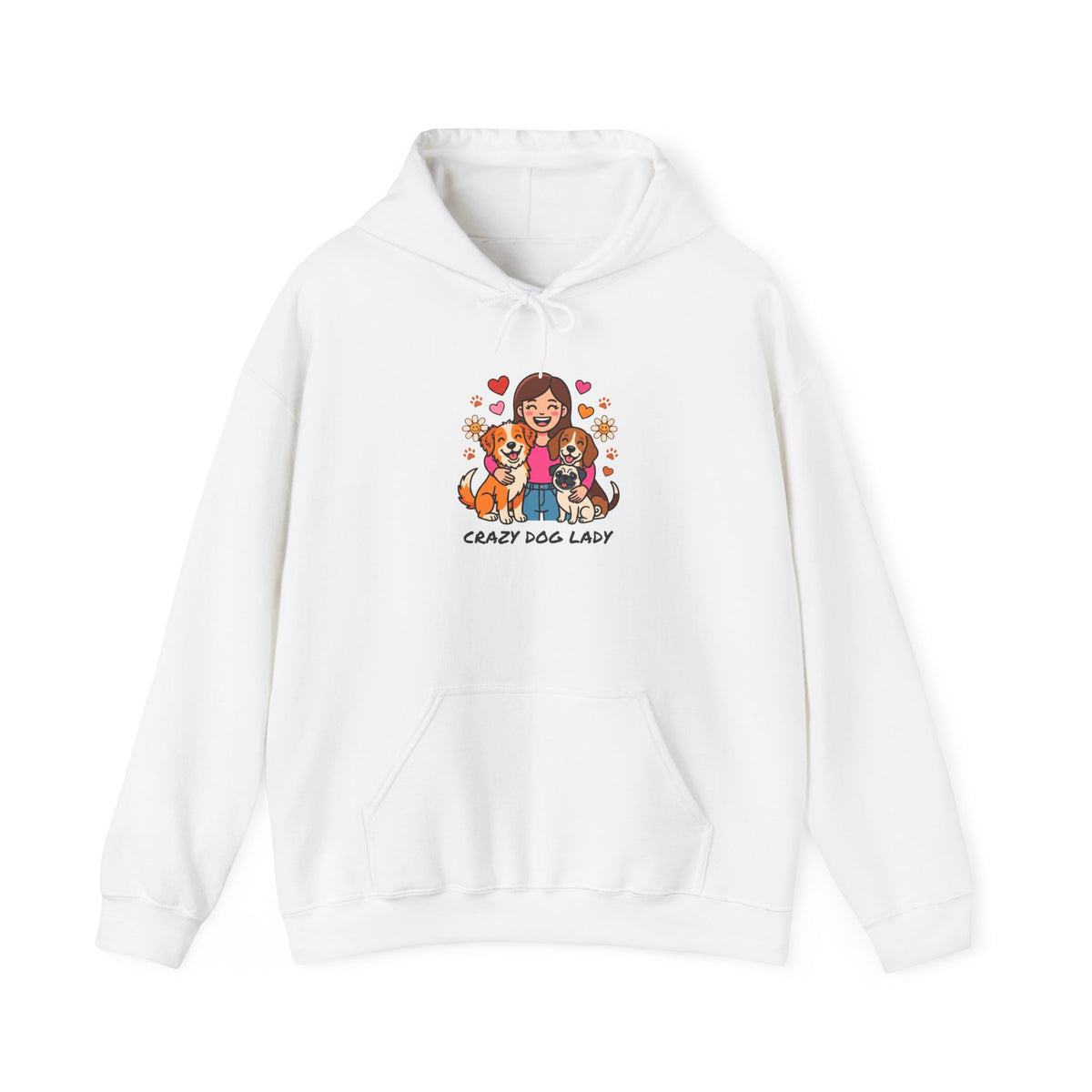 Crazy Dog Lady Hoodie | Funny Dog Shirt