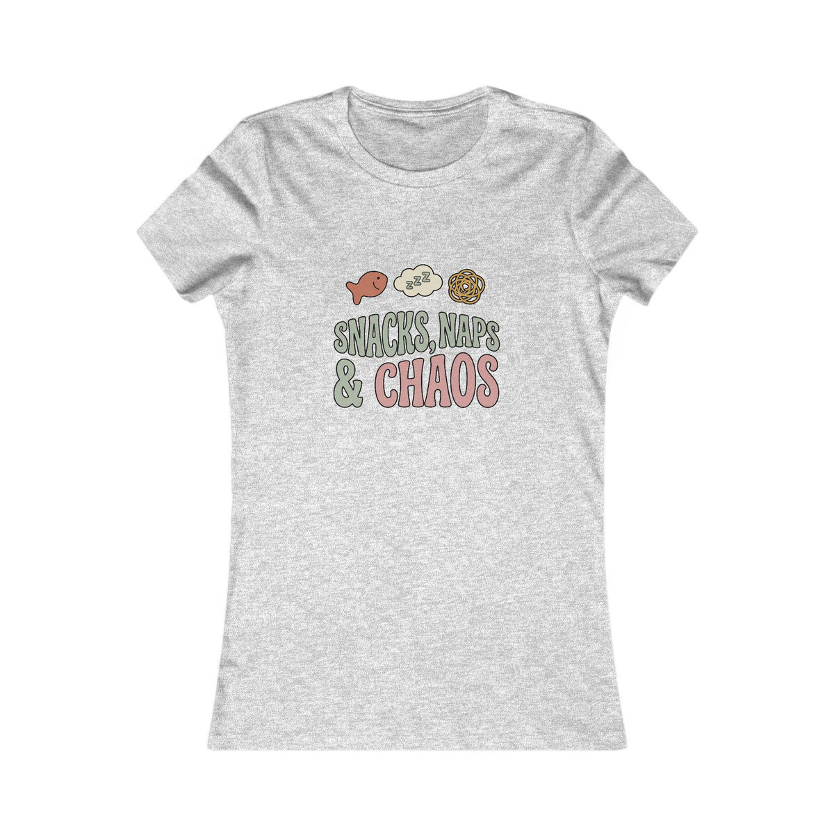 Snacks Naps and Chaos Tee | Funny Mom Life Shirt