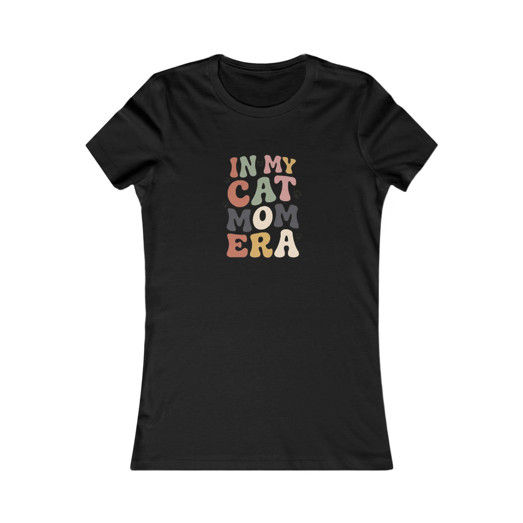 In My Cat Mom Era Women's Tee | Cat Mom Fitted Shirt