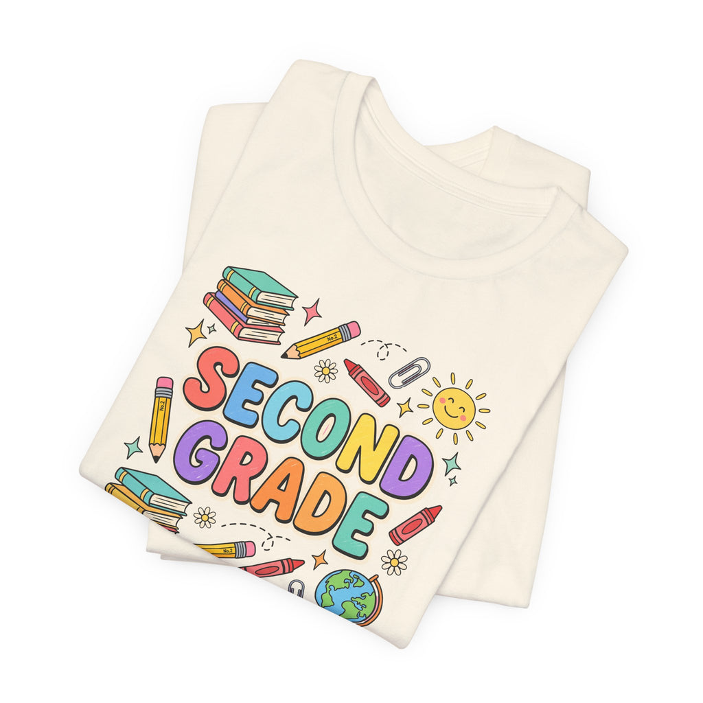 Second Grade Tee | Cute Back to School Doodle Shirt