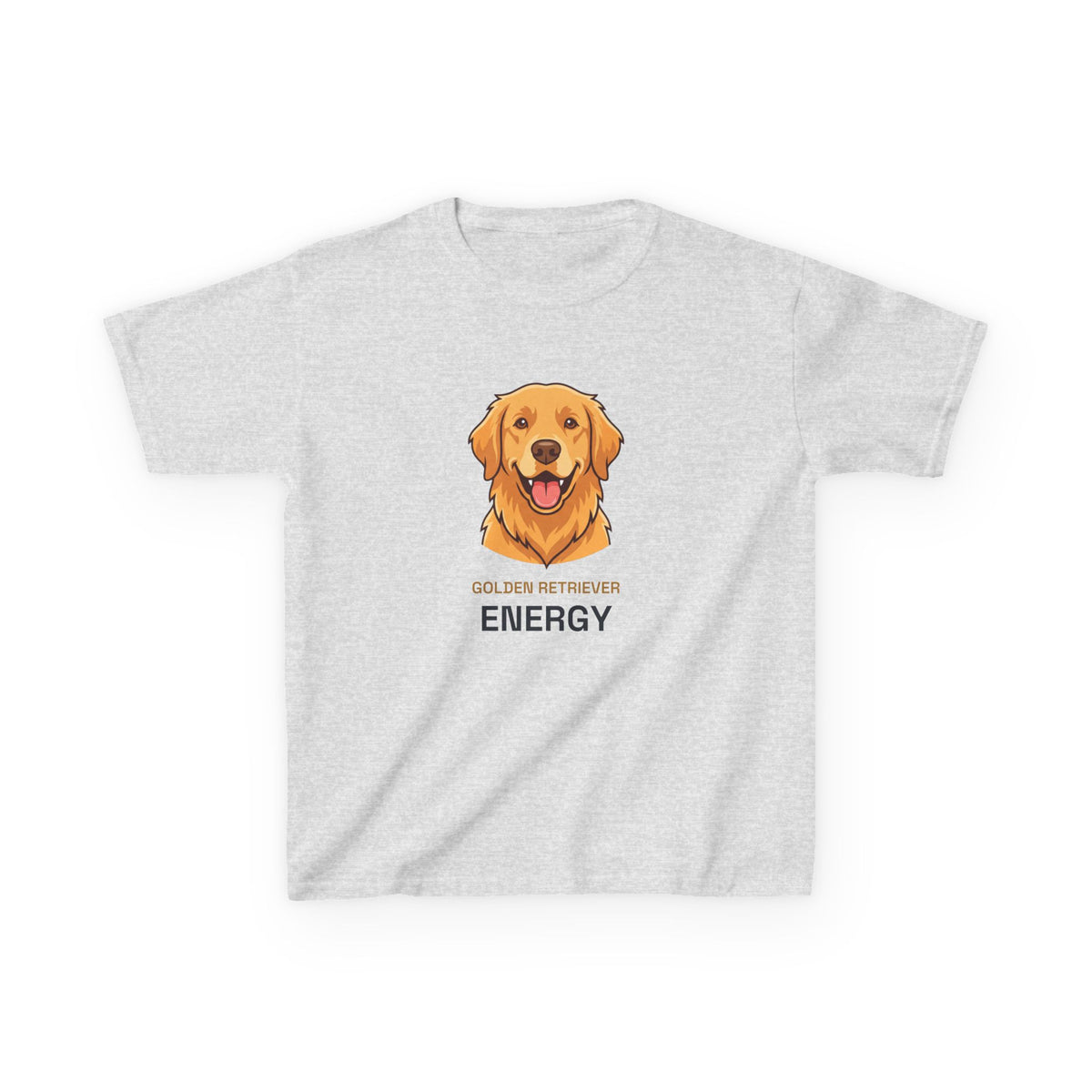 Golden Retriever Energy Kids Tee | Funny Youth Golden Retriever Shirt