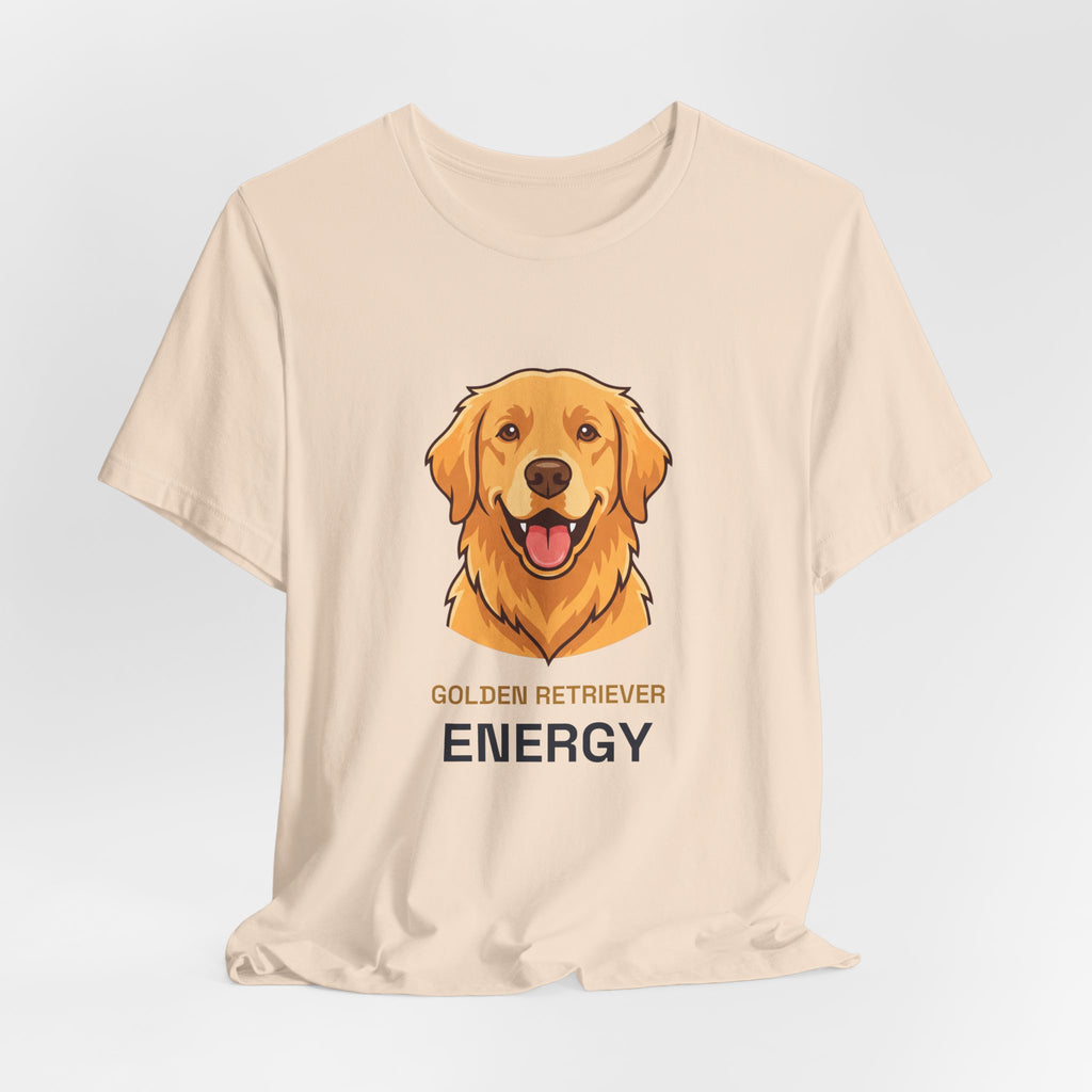 Golden Retriever Energy Tee | Funny Golden Retriever Dog Lover Shirt