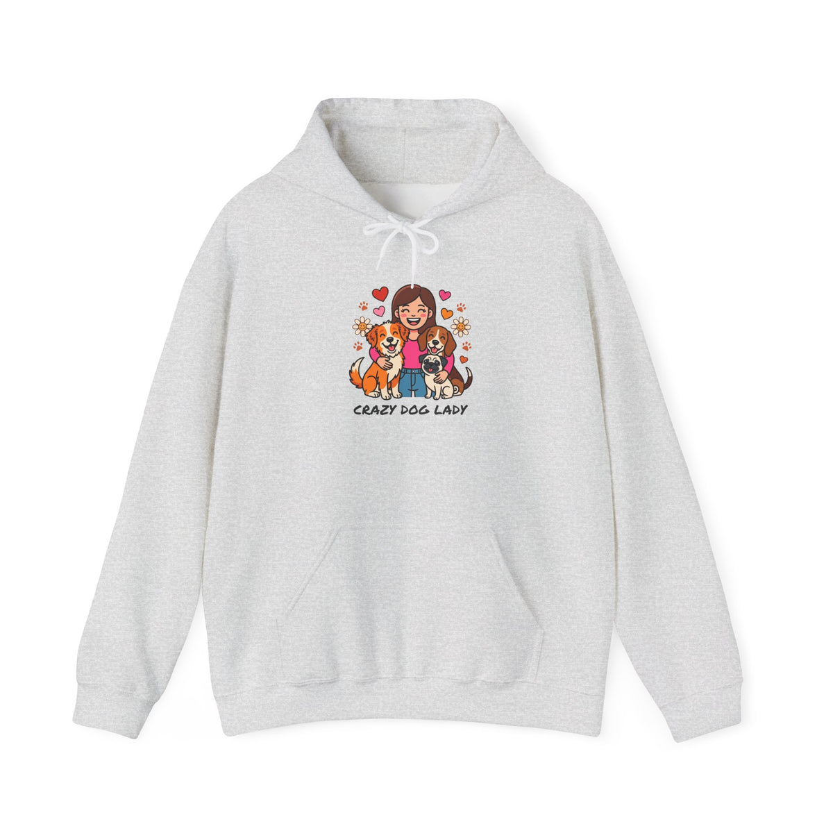 Crazy Dog Lady Hoodie | Funny Dog Shirt