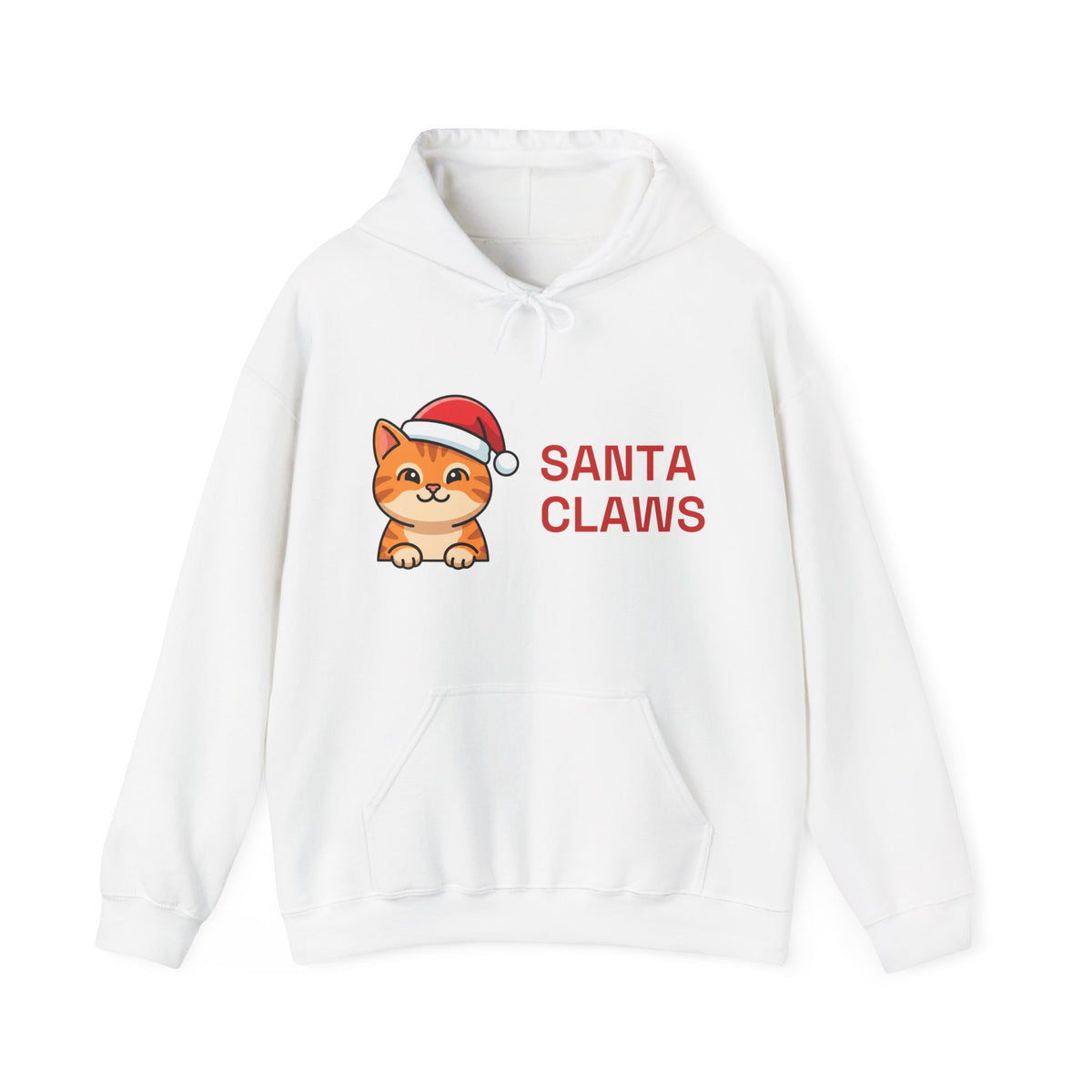 Santa Claws Hoodie | Funny Cat Christmas