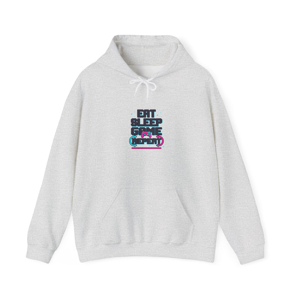 Eat Sleep Game Repeat Hoodie | Funny Gaming Shirt