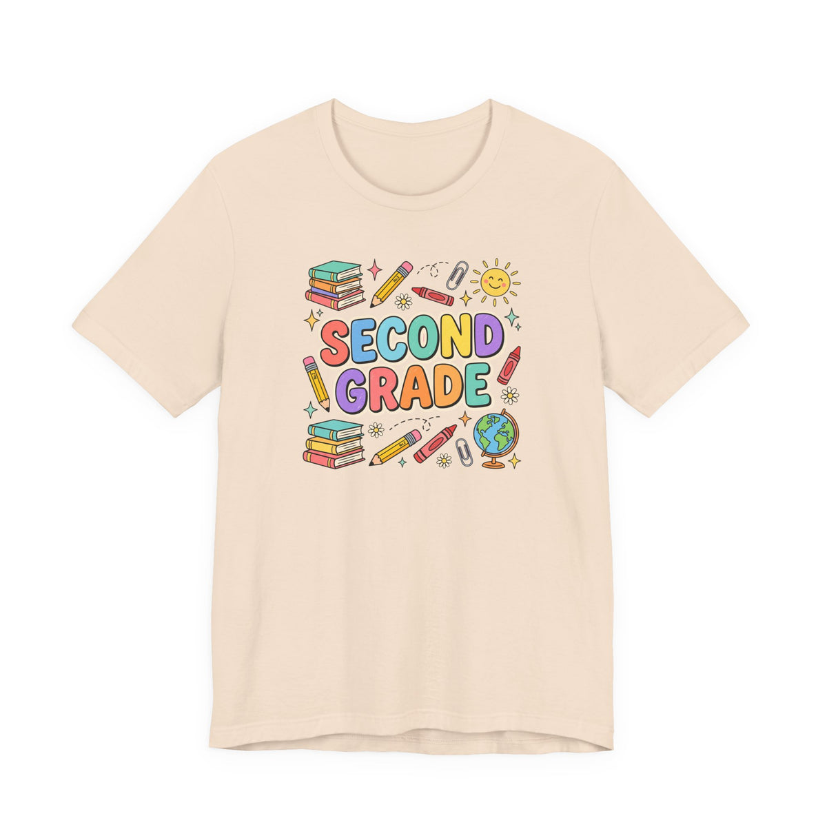 Second Grade Tee | Cute Back to School Doodle Shirt