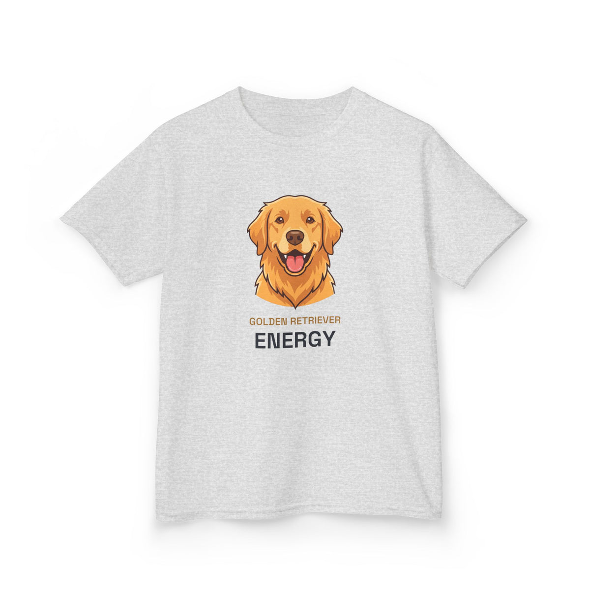 Golden Retriever Energy Kids Tee | Funny Youth Golden Retriever Shirt