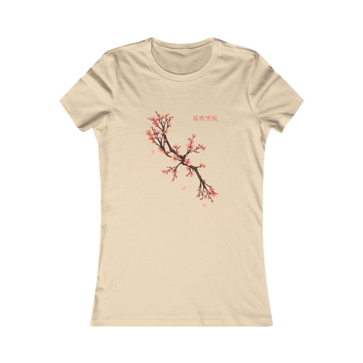 Cherry Blossom Women's Tee | Floral Fitted Shirt