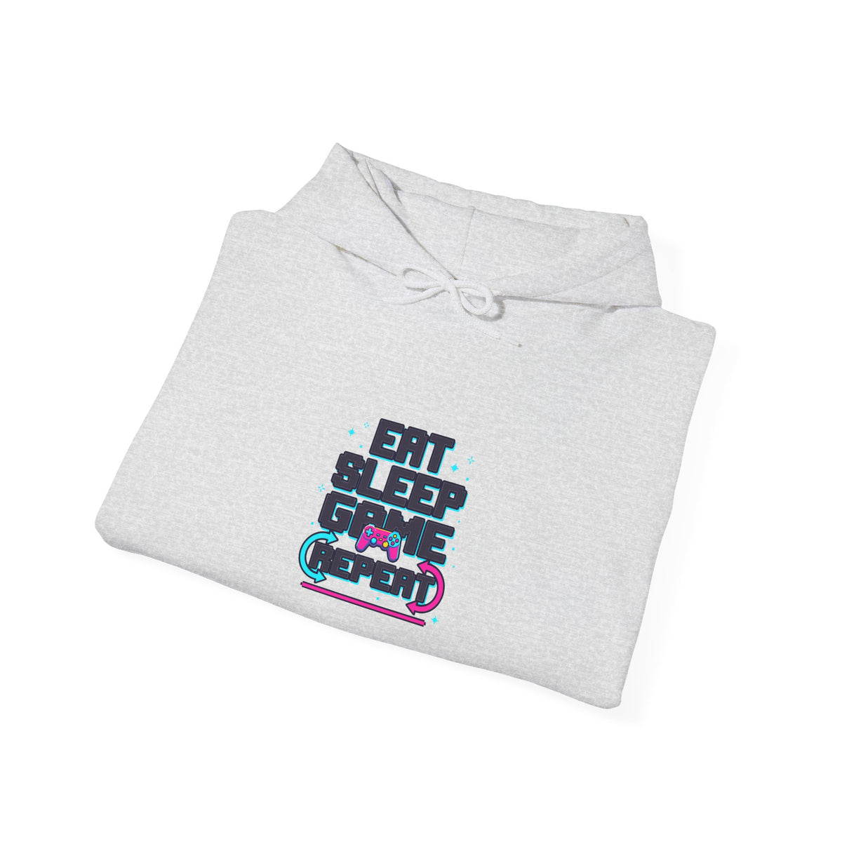 Eat Sleep Game Repeat Hoodie | Funny Gaming Shirt