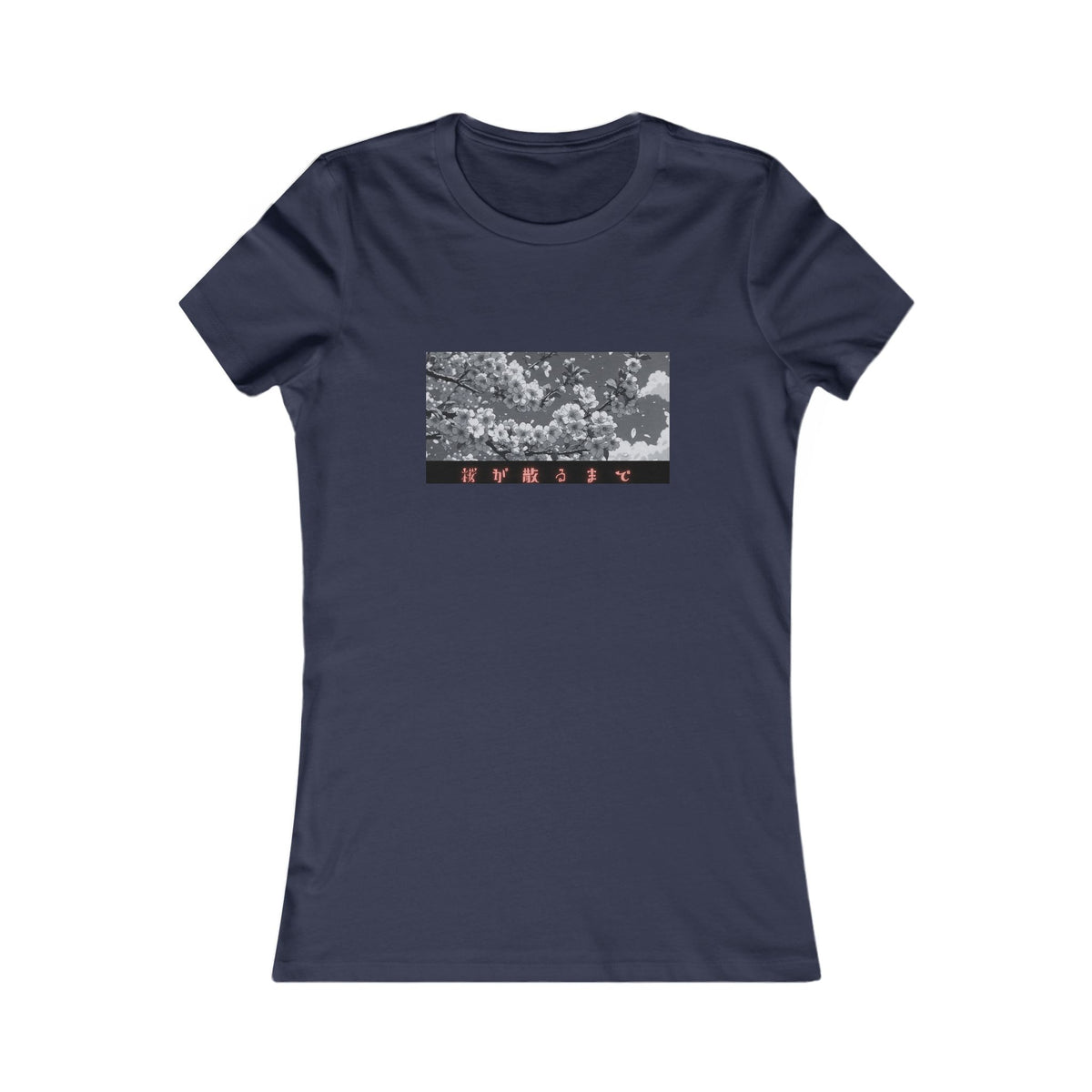 Until the Cherry Blossoms Fall Women's Tee | Anime Aesthetic Fitted Shirt