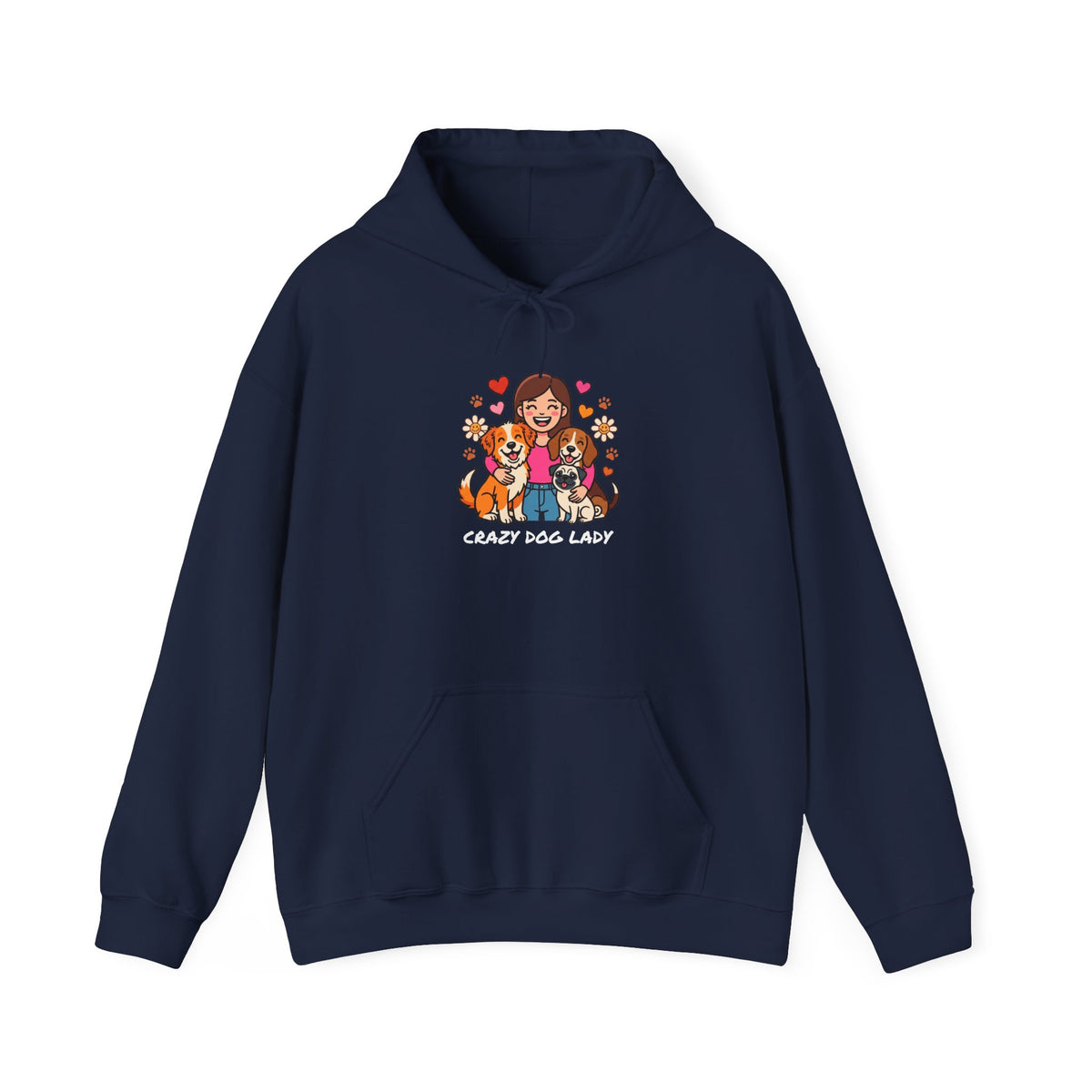 Crazy Dog Lady Hoodie | Funny Dog Shirt