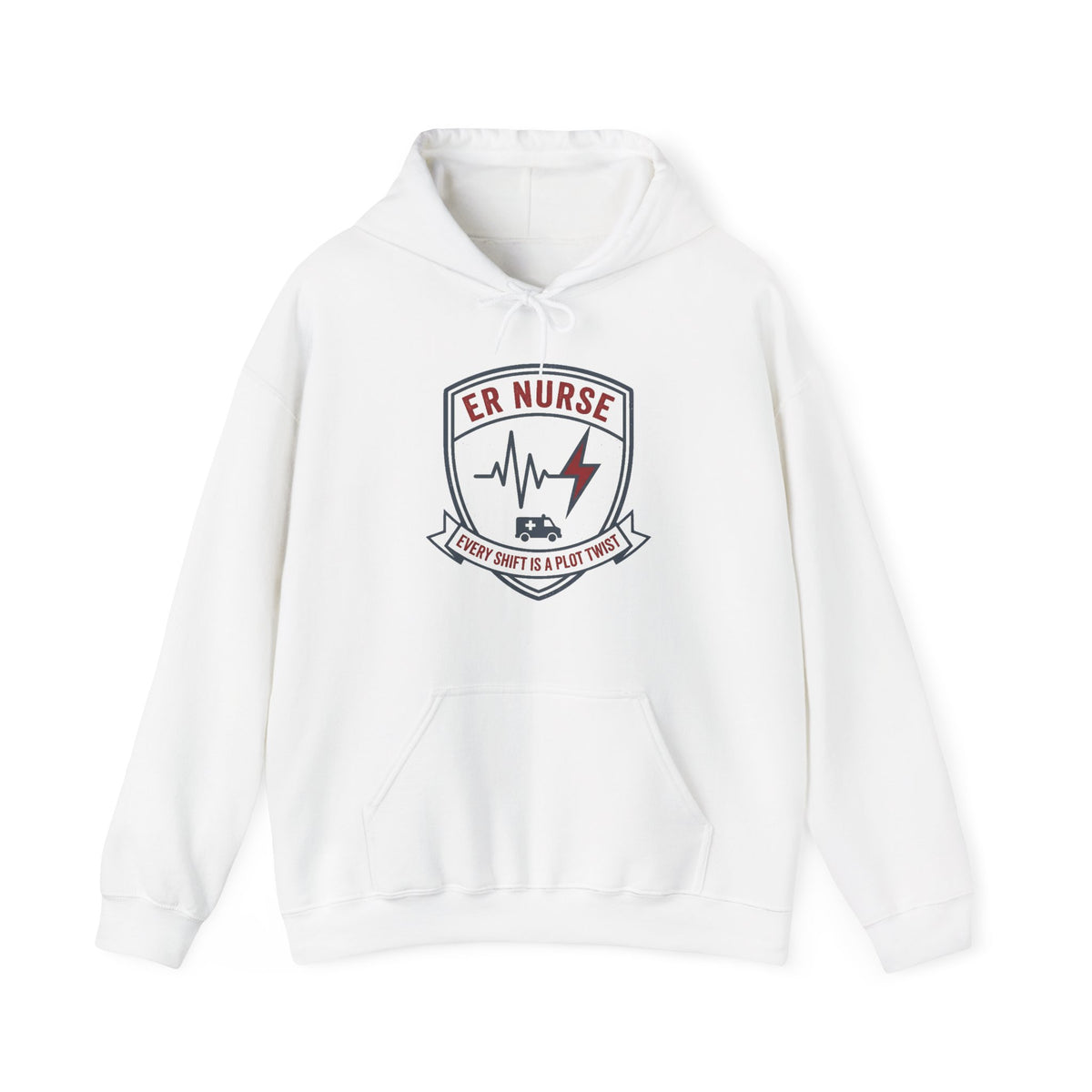 ER Nurse Hoodie | Every Shift Is a Plot Twist