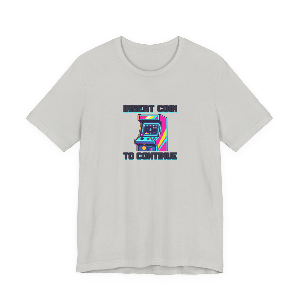 Insert Coin To Continue Tee | Retro Arcade Gaming Shirt