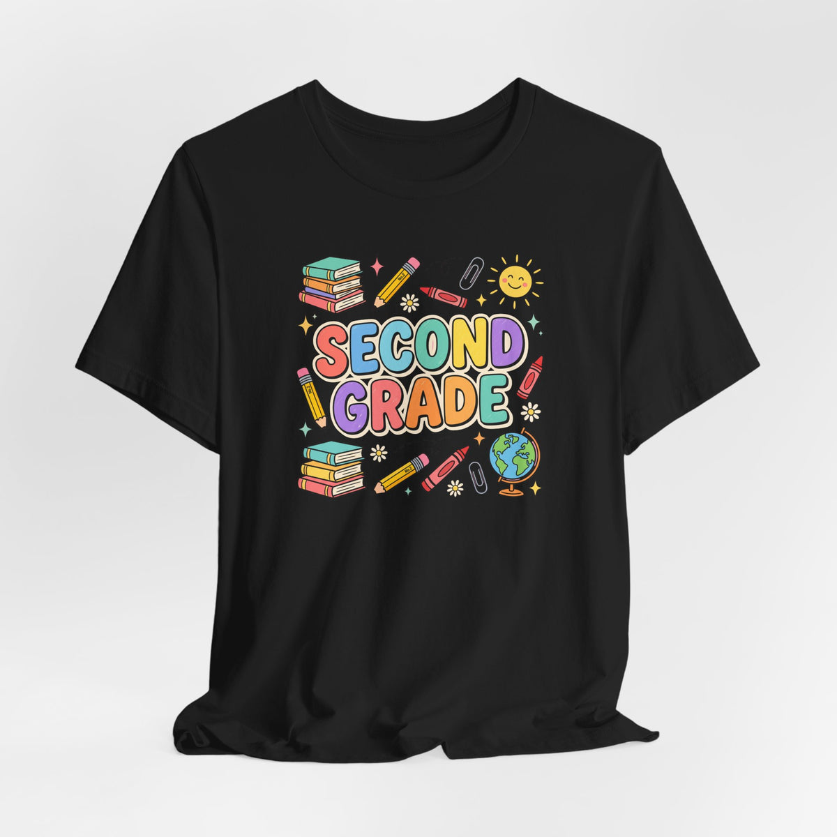 Second Grade Tee | Cute Back to School Doodle Shirt