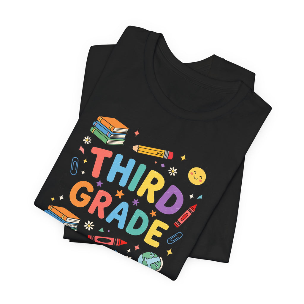 Third Grade Tee | Cute Back to School Doodle Shirt