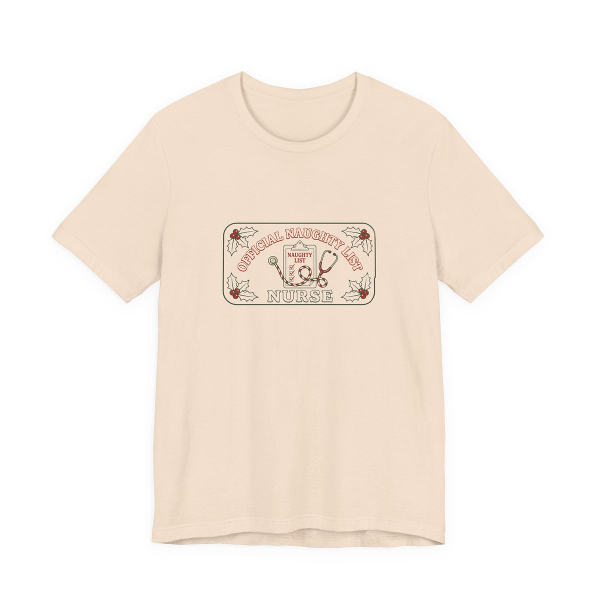 Naughty List Nurse Tee | Funny Christmas Nurse Shirt