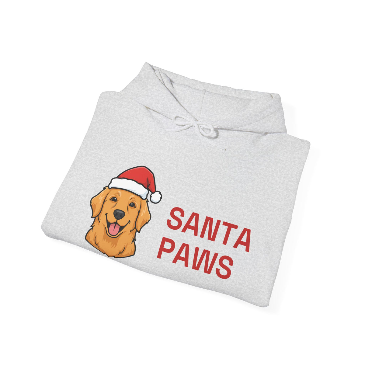 Santa Paws Hoodie | Funny Golden Retriever Christmas Dog