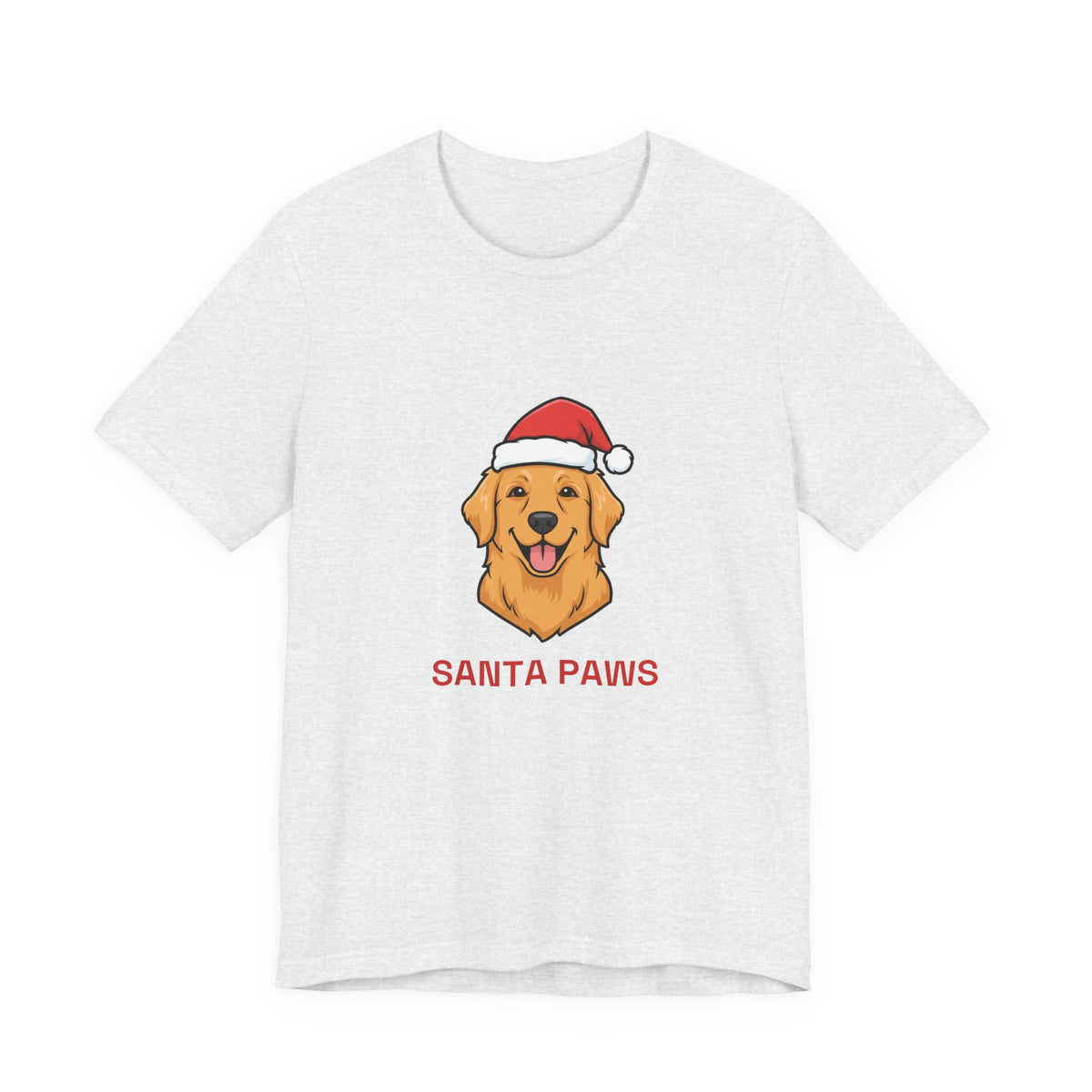 Santa Paws Tee | Funny Golden Retriever Christmas Dog Shirt