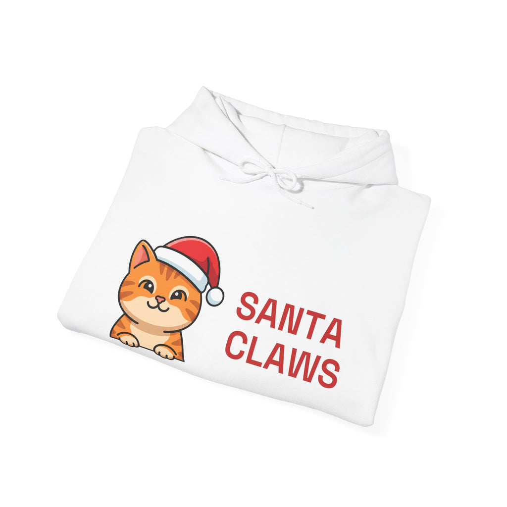 Santa Claws Hoodie | Funny Cat Christmas